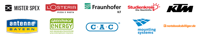 Unsere Referenzen in Deutschland, Österreich und der Schweiz