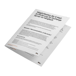 PDF-Whitepaper Möglichkeiten der E-MailArchivierung für Exchange Server im Vergleich