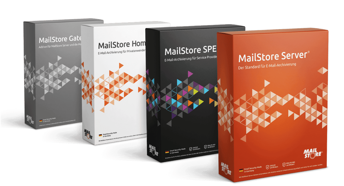 MailStore Produktboxen