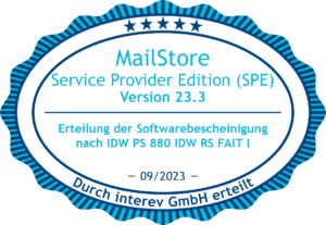 MailStore SPE IDW PS 880