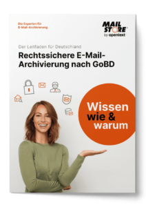 Cover Leitfaden Rechtssichere E-Mail-Archivierung nach GoBD