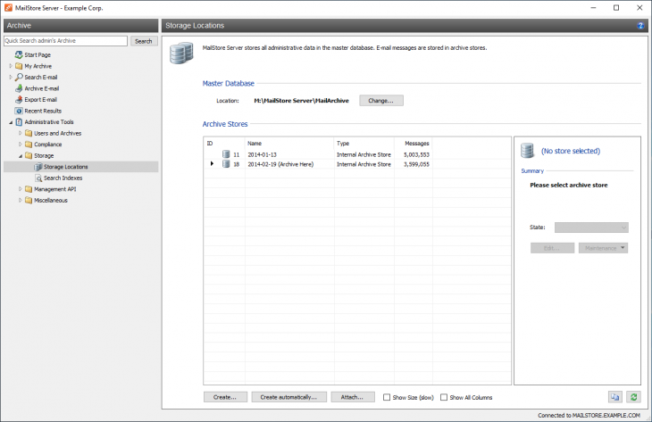 MailStore Server - Email Archiving Software for SMB