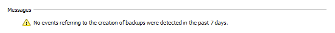 Backup warning