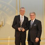 Christian Mussmann received the golden STEVIE award