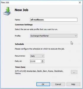 Create new Job