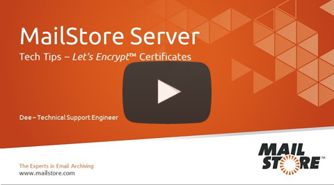 Video Thumbnail How to set up Let’s Encrypt™ TLS Certificates