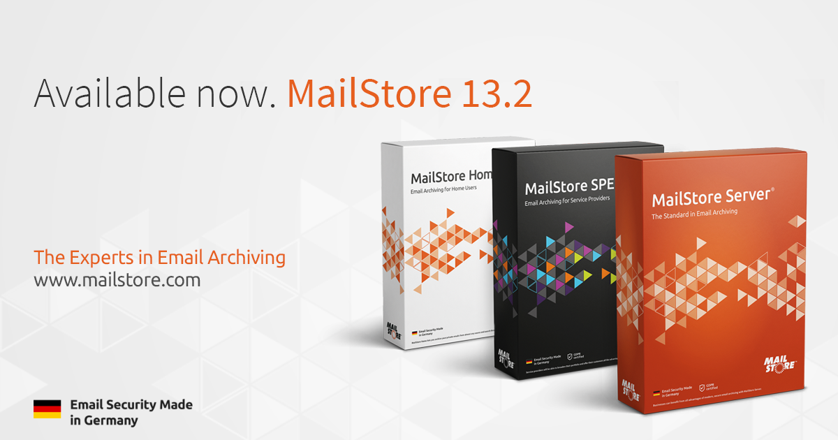 MailStore V13.2: Faster than ever before and a rise in the user limit