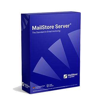 Boxshot MailStore Server with Techgenix Gold Award Badge