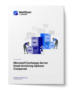 Cover Microsoft Exchange Server Email Archiving Options Compared