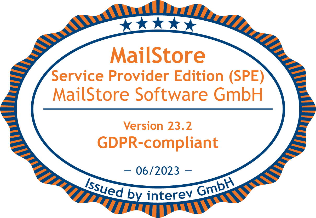 MailStore SPE GDPR