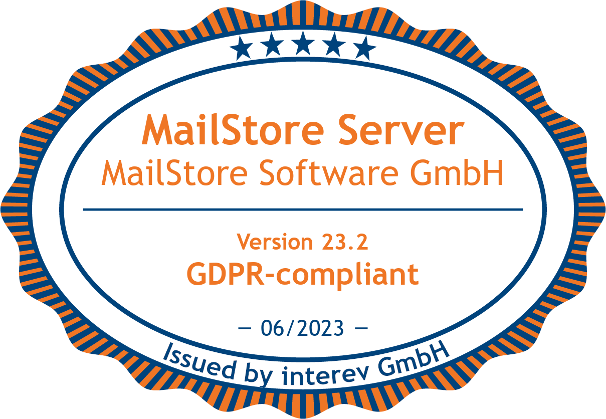MailStore Server GDPR